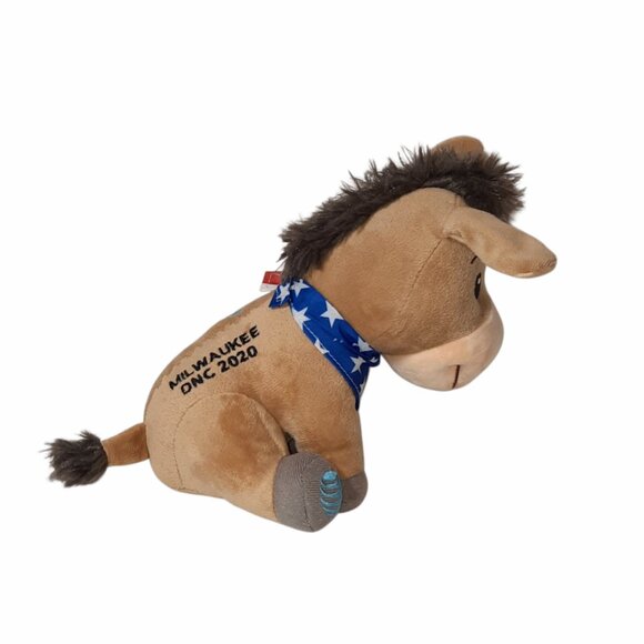 AT&T Milwaukee DNC 2020 Democratic National Convention Donkey Horse Plush Toy 9" - Picture 6 of 8